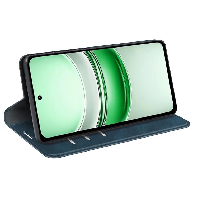 For Realme C71 4G Retro-skin Magnetic Suction Leather Phone Case