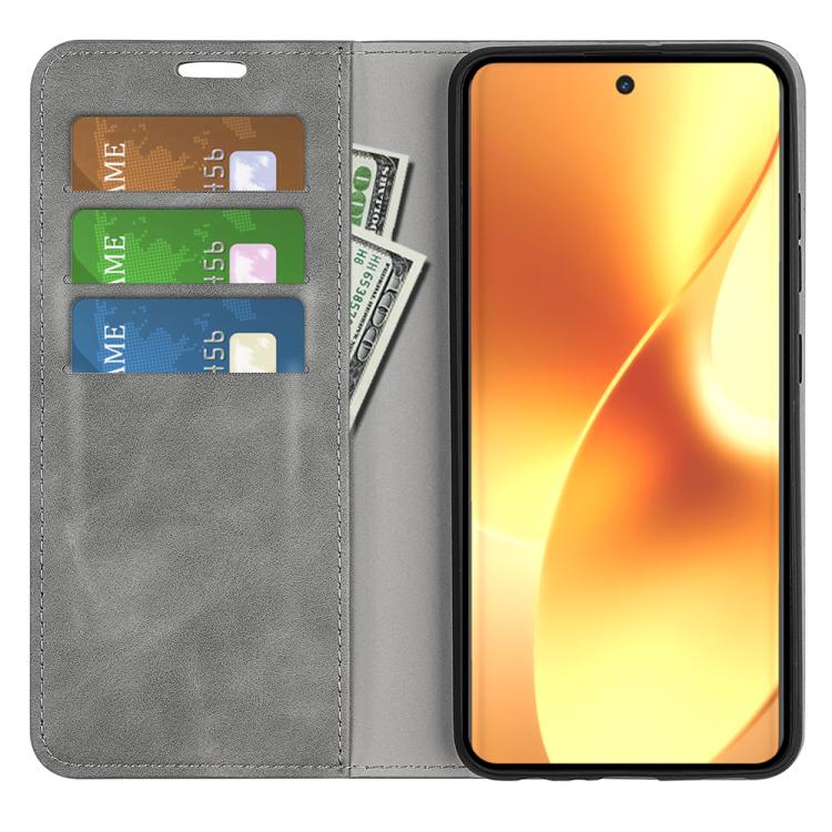 For Realme 15 5G / 15 Pro 5G Retro-skin Magnetic Suction Leather Phone Case