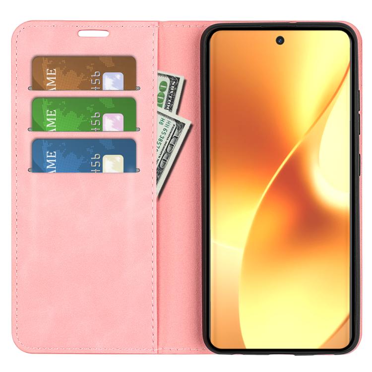 For Realme 15 5G / 15 Pro 5G Retro-skin Magnetic Suction Leather Phone Case