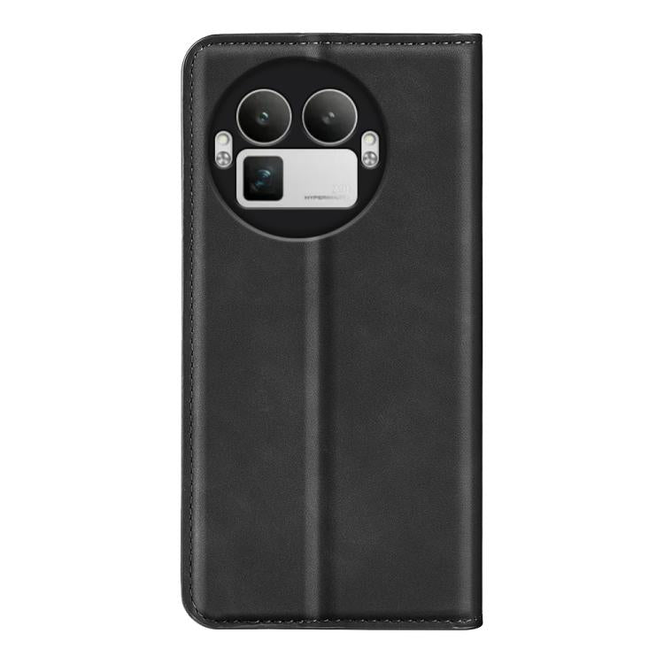For Realme GT 8 Pro 5G Global Retro-skin Magnetic Suction Leather Phone Case