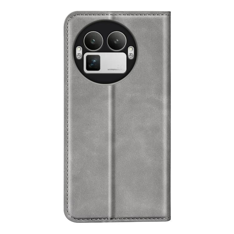 For Realme GT 8 Pro 5G Global Retro-skin Magnetic Suction Leather Phone Case