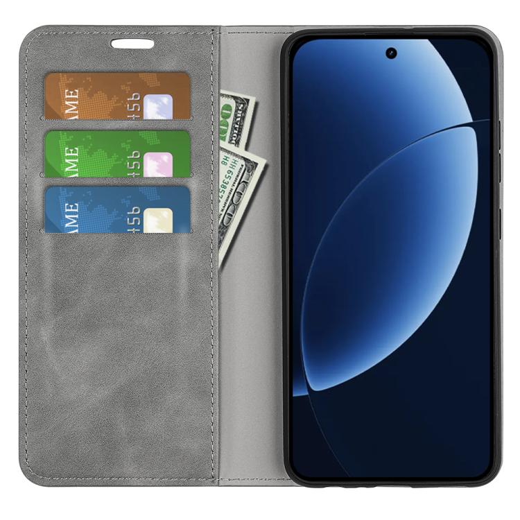For Realme GT 8 Pro 5G Global Retro-skin Magnetic Suction Leather Phone Case