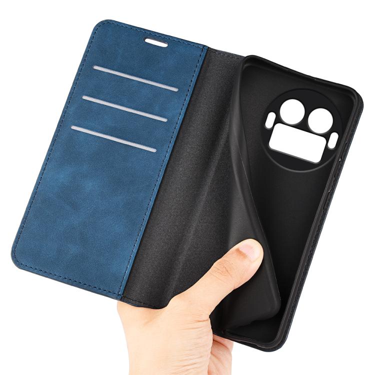 For Realme GT 8 Pro 5G Global Retro-skin Magnetic Suction Leather Phone Case