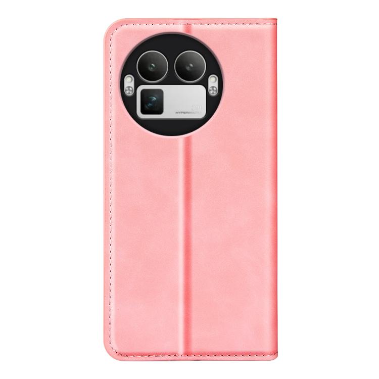 For Realme GT 8 Pro 5G Global Retro-skin Magnetic Suction Leather Phone Case