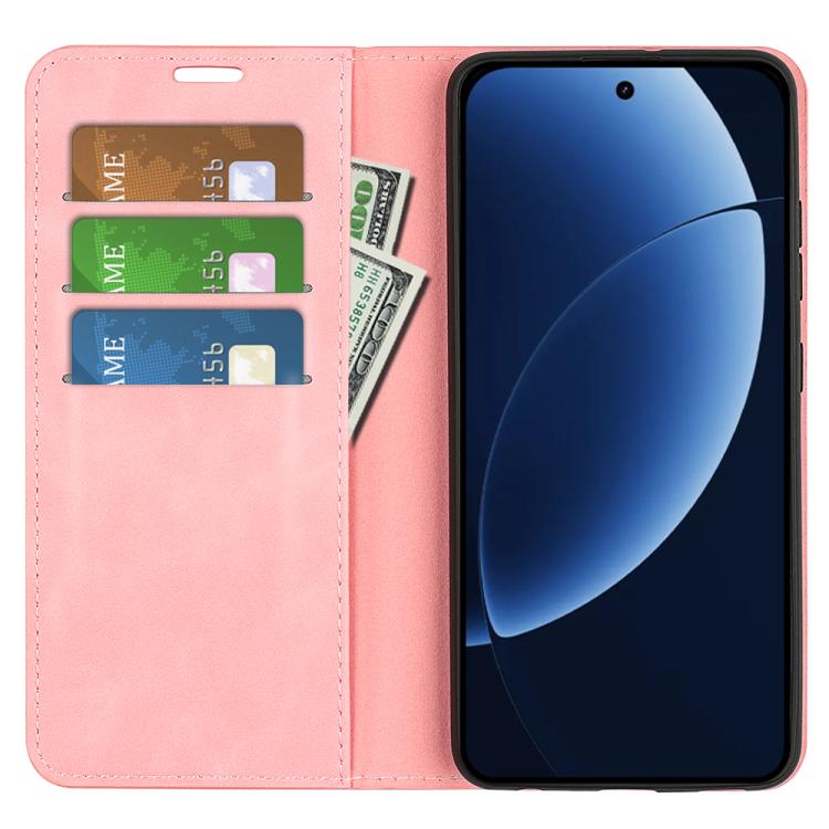 For Realme GT 8 Pro 5G Global Retro-skin Magnetic Suction Leather Phone Case