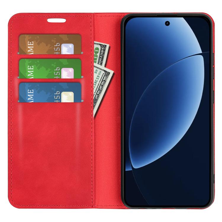 For Realme GT 8 Pro 5G Global Retro-skin Magnetic Suction Leather Phone Case
