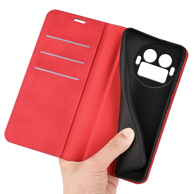 For Realme GT 8 Pro 5G Global Retro-skin Magnetic Suction Leather Phone Case