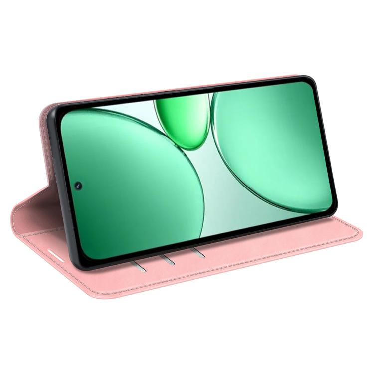 For Realme C85 Pro 4G Retro-skin Magnetic Suction Leather Phone Case