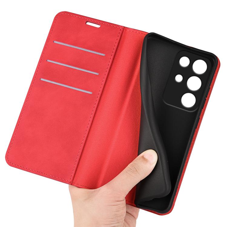 For Realme C85 Pro 4G Retro-skin Magnetic Suction Leather Phone Case