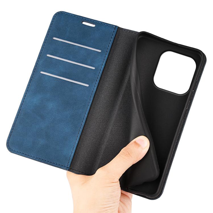 For Realme 16 Pro 5G Retro-skin Magnetic Suction Leather Phone Case