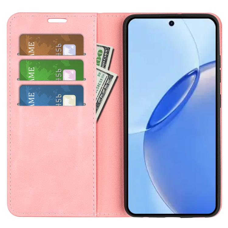 For Realme 16 Pro 5G Retro-skin Magnetic Suction Leather Phone Case