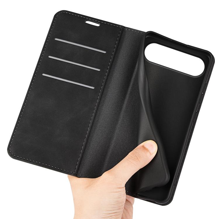 For Realme 16 5G Retro-skin Magnetic Suction Leather Phone Case