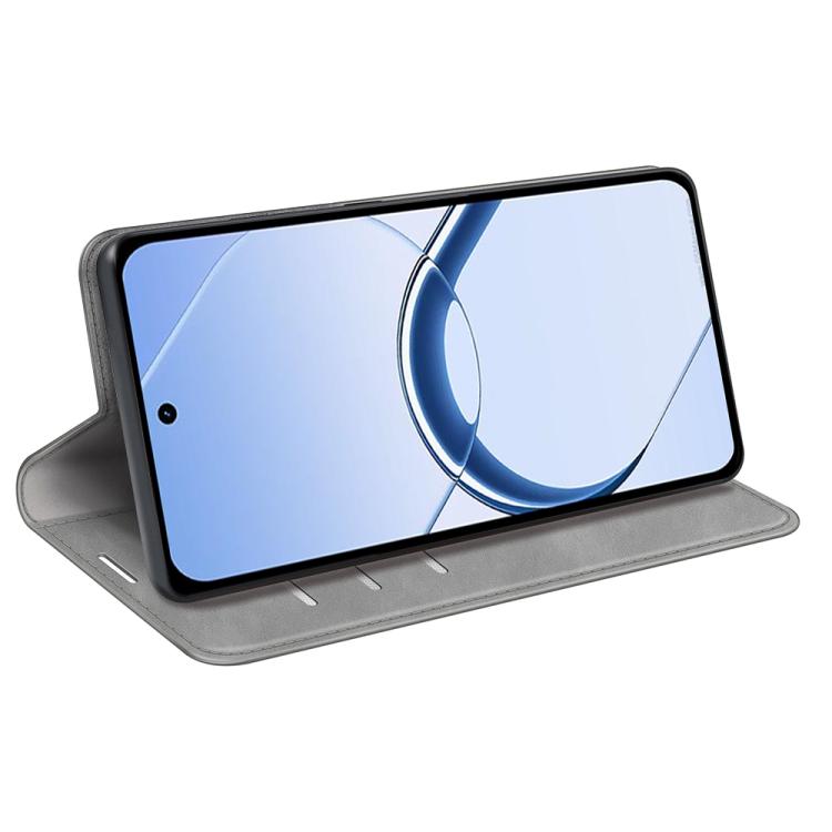 For Realme 16 5G Retro-skin Magnetic Suction Leather Phone Case