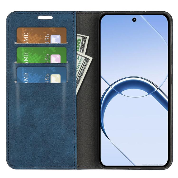 For Realme 16 5G Retro-skin Magnetic Suction Leather Phone Case