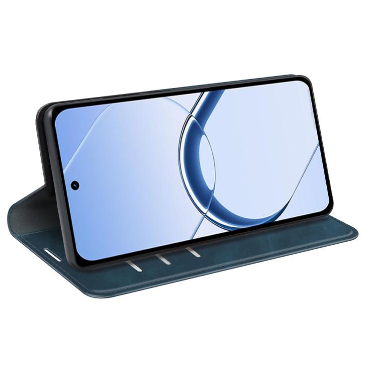 For Realme 16 5G Retro-skin Magnetic Suction Leather Phone Case