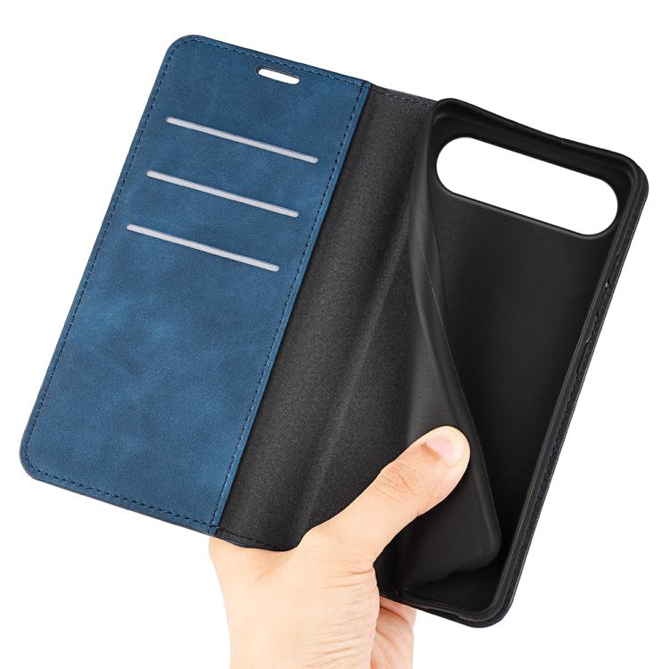For Realme 16 5G Retro-skin Magnetic Suction Leather Phone Case
