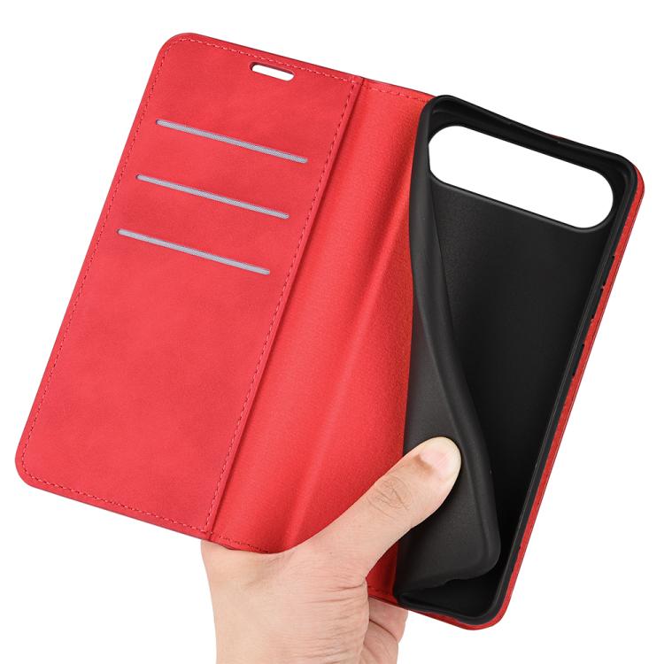 For Realme 16 5G Retro-skin Magnetic Suction Leather Phone Case