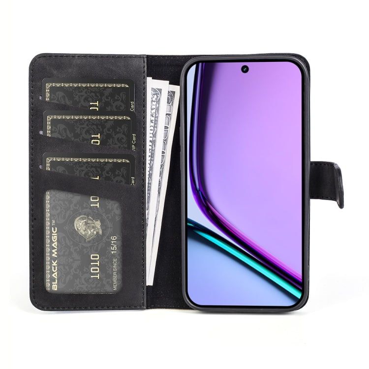 For Realme C67 4G Stitching Horizontal Flip Leather Phone Case