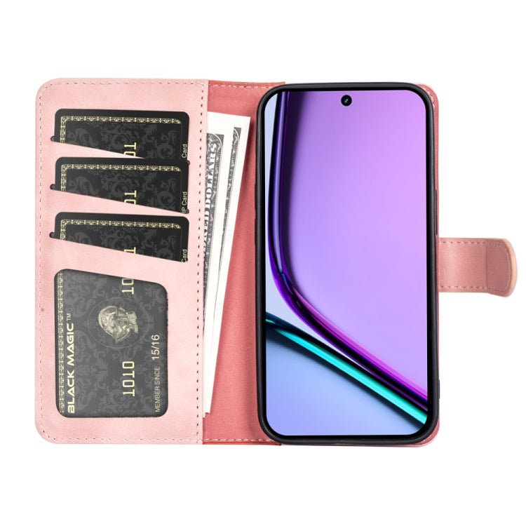 For Realme C67 4G Stitching Horizontal Flip Leather Phone Case