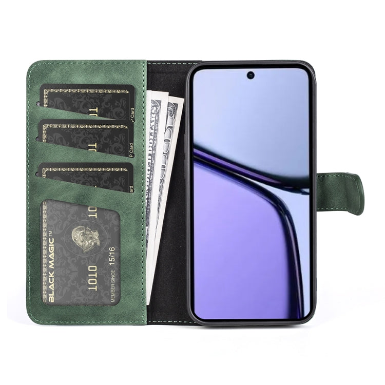 For Realme C65 4G Stitching Horizontal Flip Leather Phone Case