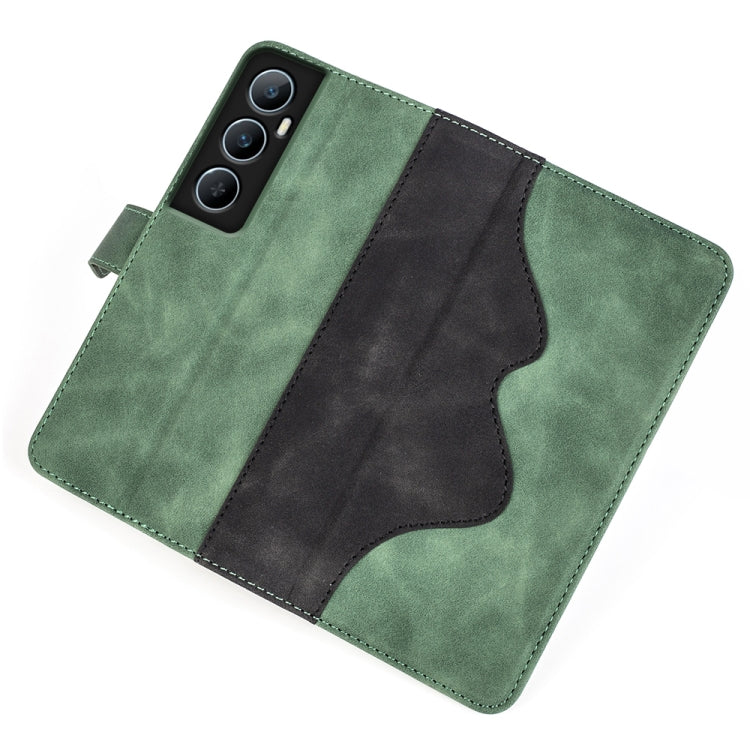 For Realme C65 4G Stitching Horizontal Flip Leather Phone Case