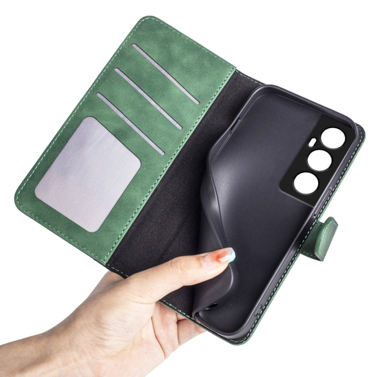 For Realme C65 4G Stitching Horizontal Flip Leather Phone Case