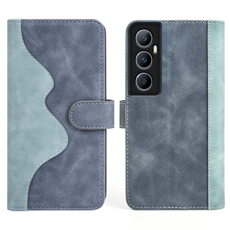 For Realme C65 4G Stitching Horizontal Flip Leather Phone Case
