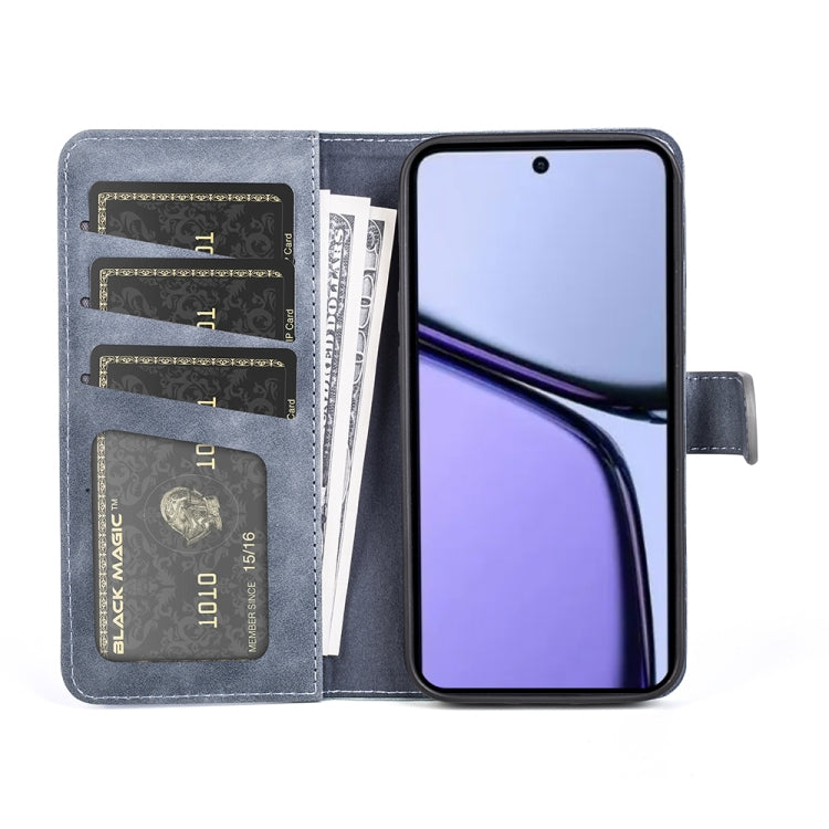 For Realme C65 4G Stitching Horizontal Flip Leather Phone Case