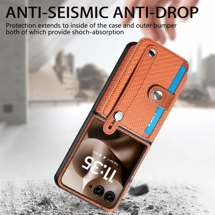 For Motorola Razr 60 Ultra Wristband Kickstand Card Wallet Back Cover Phone Case