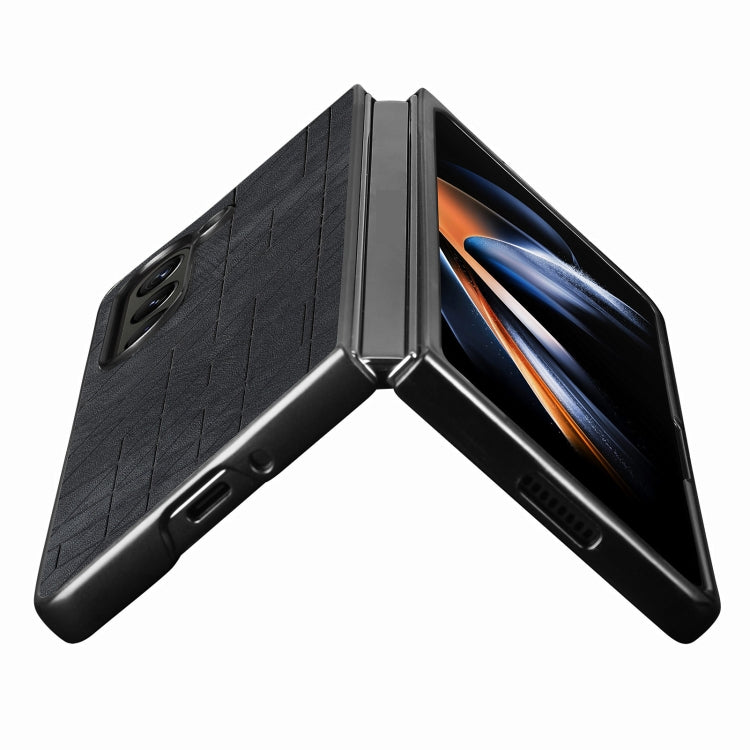 For Samsung Galaxy Z Fold6 Geometric Leather Back Cover Phone Case