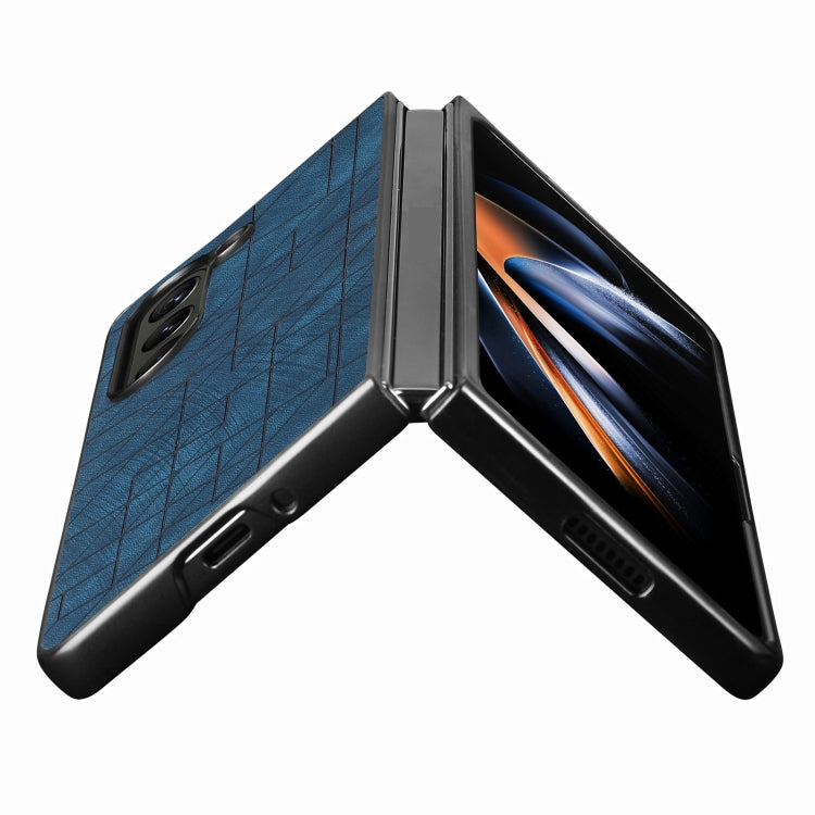 For Samsung Galaxy Z Fold6 Geometric Leather Back Cover Phone Case