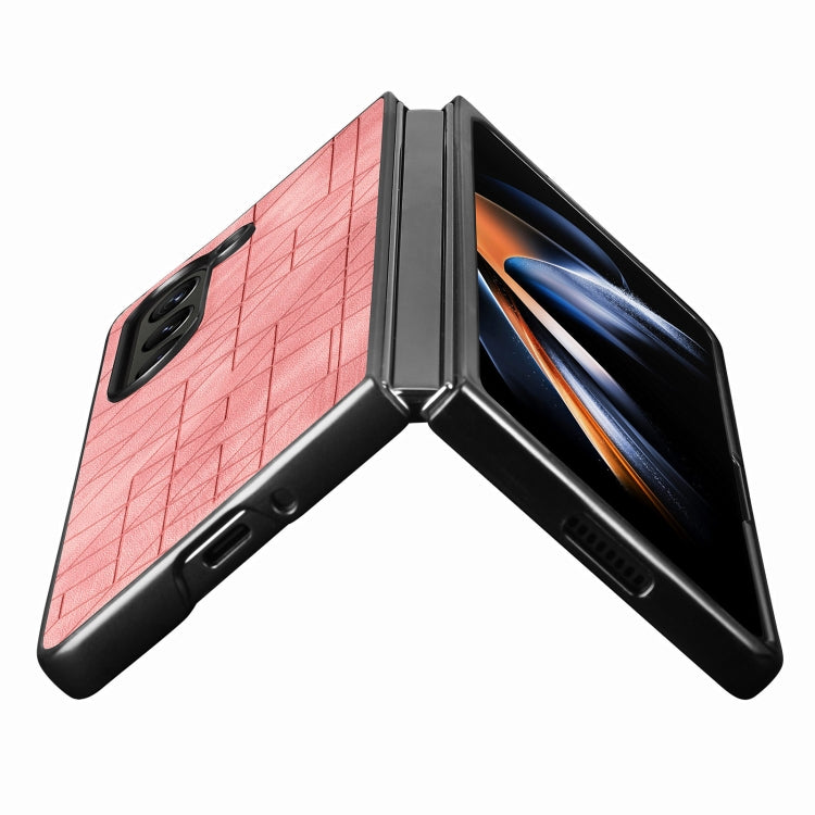 For Samsung Galaxy Z Fold6 Geometric Leather Back Cover Phone Case