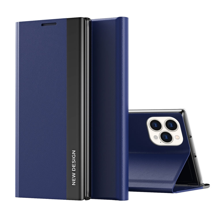 For iPhone 16 Pro Max Side Electroplated Adsorption Leather Phone Case
