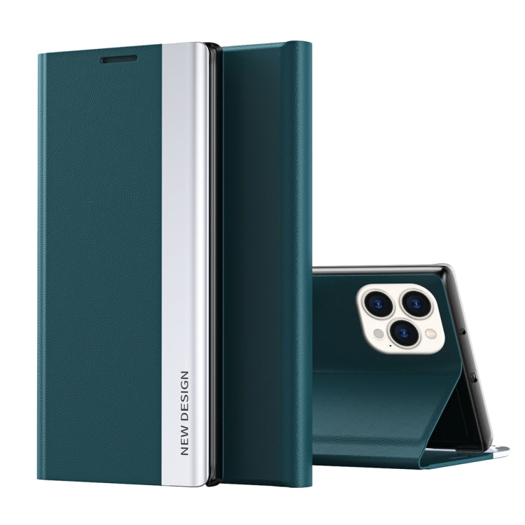 For iPhone 16 Pro Max Side Electroplated Adsorption Leather Phone Case