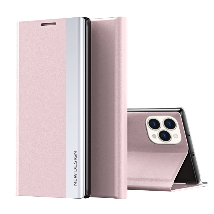 For iPhone 16 Pro Side Electroplated Adsorption Leather Phone Case