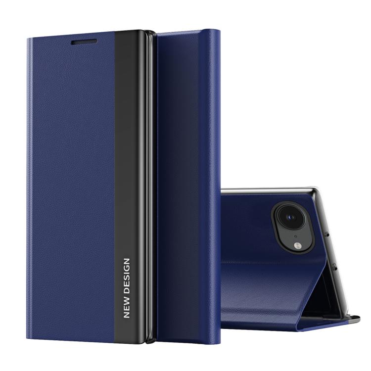 For iPhone 17e / 16e Side Electroplated Adsorption Leather Phone Case