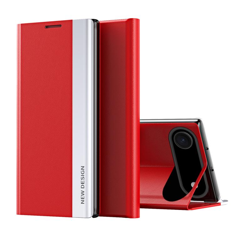 For iPhone Air Side Electroplated Adsorption Leather Phone Case