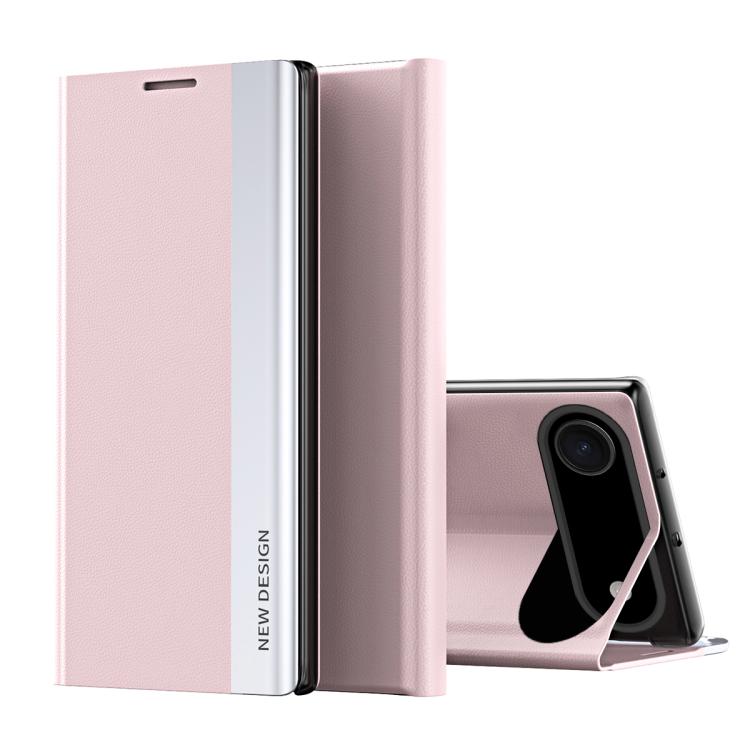 For iPhone Air Side Electroplated Adsorption Leather Phone Case