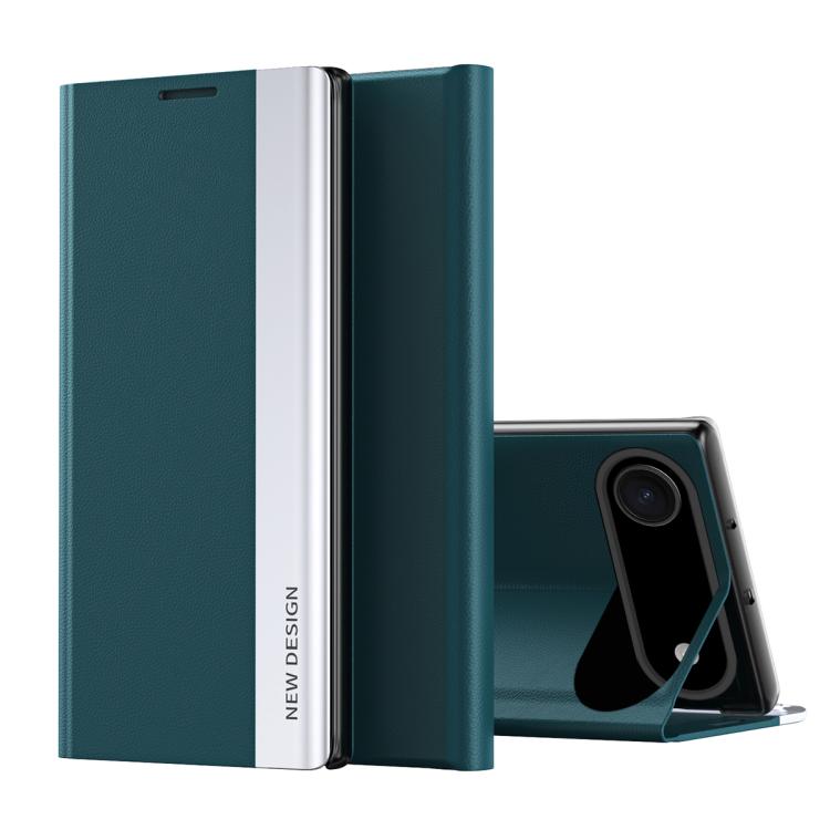 For iPhone Air Side Electroplated Adsorption Leather Phone Case