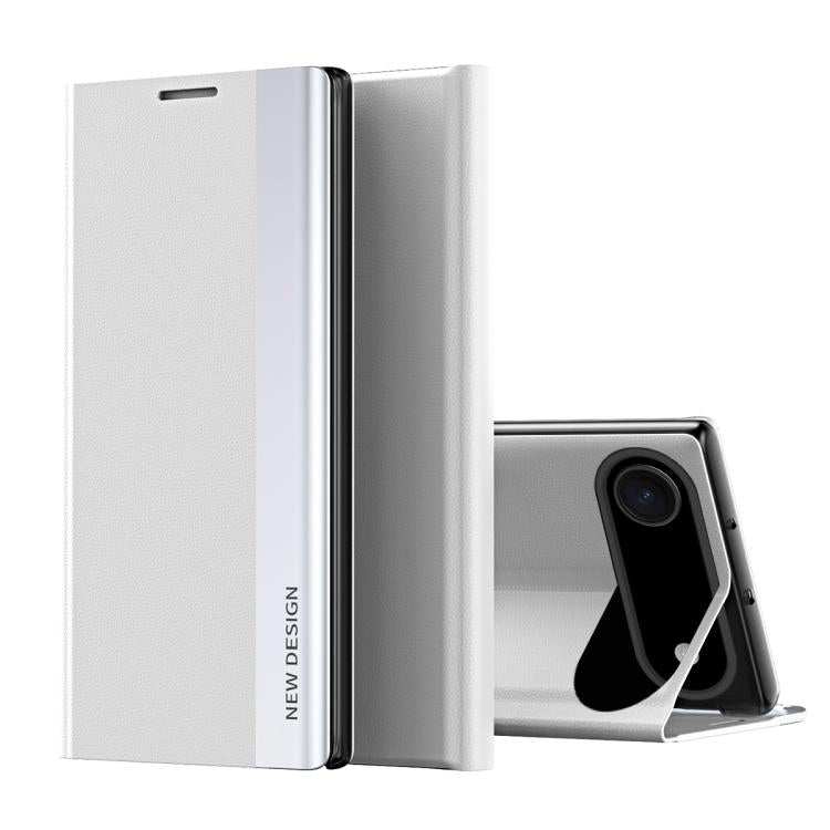 For iPhone Air Side Electroplated Adsorption Leather Phone Case