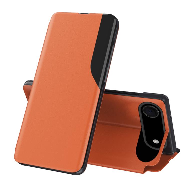 For iPhone Air Side Display Flip Leather Phone Case