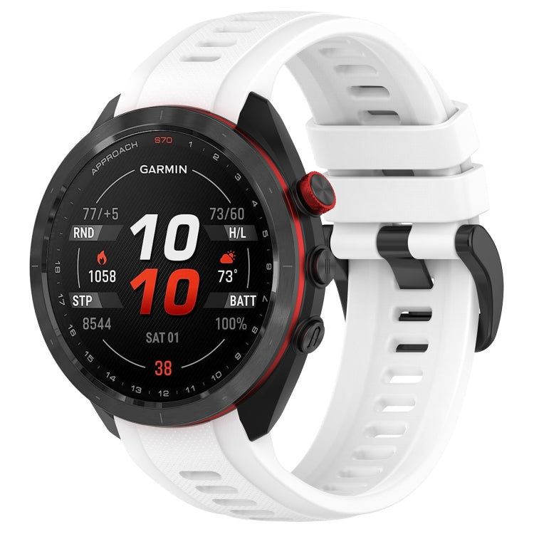 For Garmin Approach S70 42mm 20mm Sports Silicone Watch Band