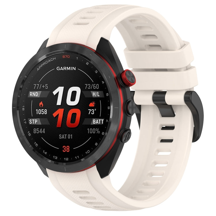 For Garmin Approach S70 42mm 20mm Sports Silicone Watch Band