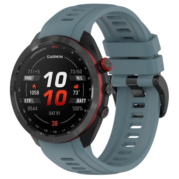 For Garmin Approach S70 42mm 20mm Sports Silicone Watch Band