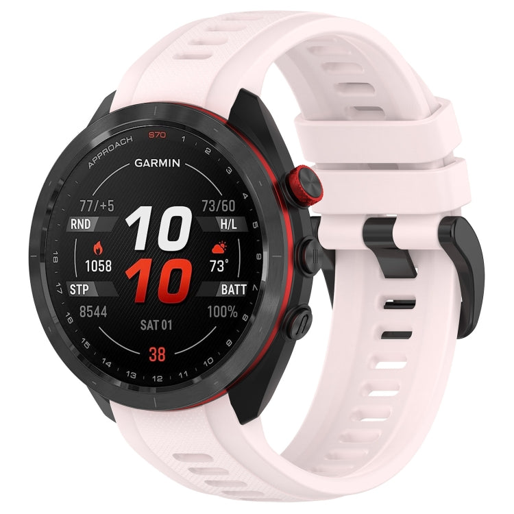 For Garmin Approach S70 42mm 20mm Sports Silicone Watch Band