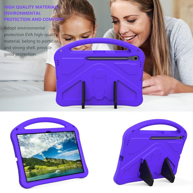 For Samsung Galaxy Tab S10 FE+ EVA Shockproof Tablet Case with Holder