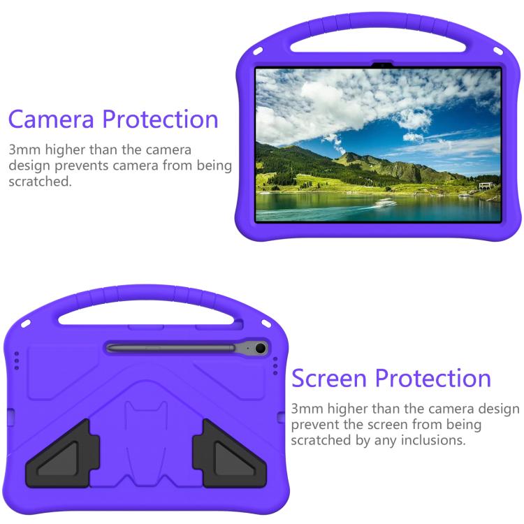 For Samsung Galaxy Tab S10 FE+ EVA Shockproof Tablet Case with Holder