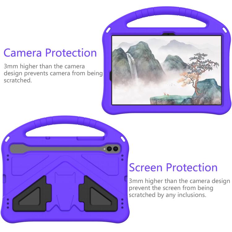 For Samgsung Galaxy Tab S10 FE 11 EVA Shockproof Tablet Case with Holder