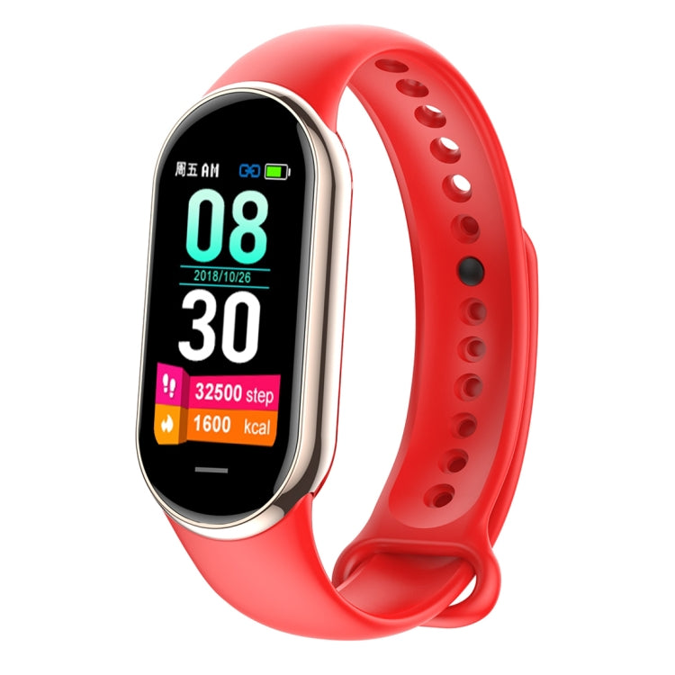 M8 1.14 inch IP68 Waterproof Color Screen Smart Watch,Support  Heart Rate / Blood Pressure / Blood Oxygen / Blood Sugar Monitoring