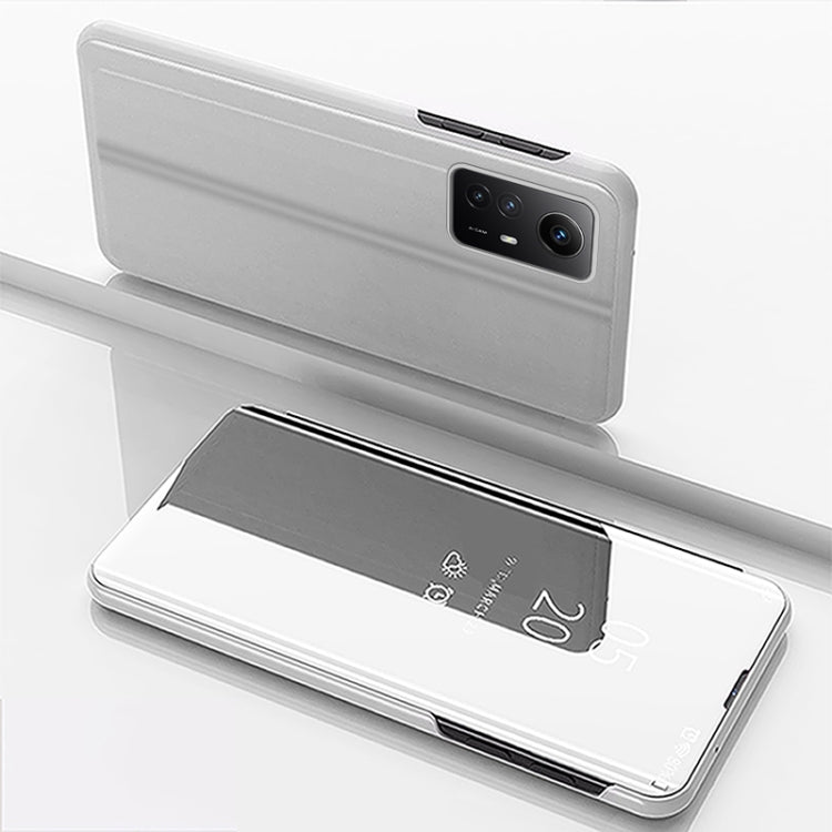 For Xiaomi  Redmi Note 12S Plated Mirror Horizontal Flip Leather Phone Case with Holder